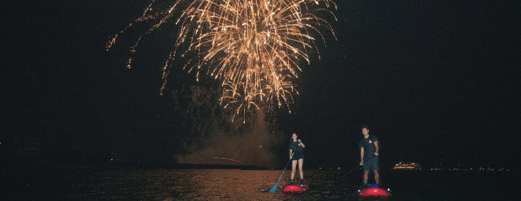 澎湖 夜划SUP